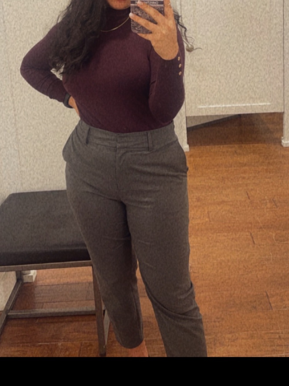H&M Women's slacks in Charcoal Gray